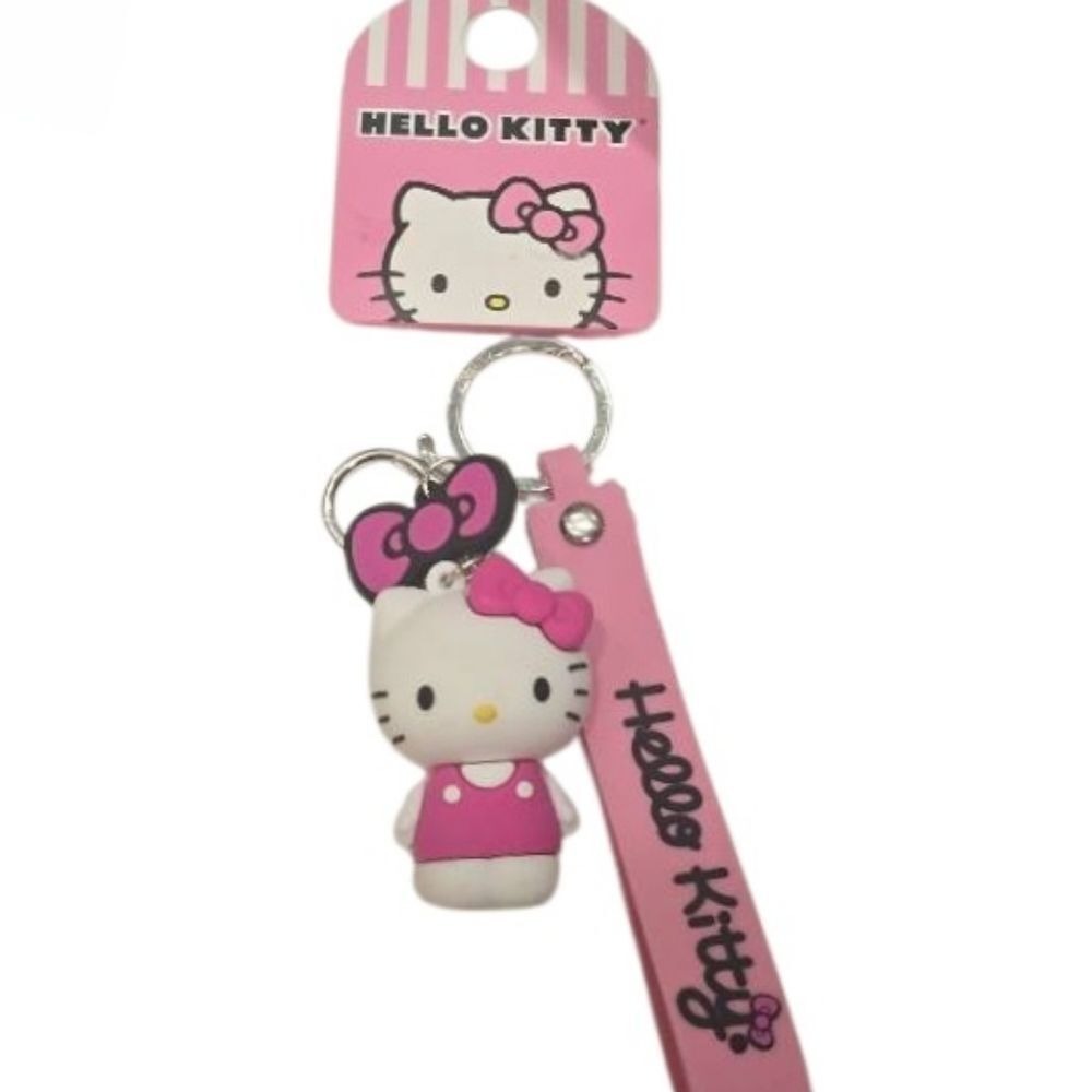 Hello Kitty Logo 3-PC Keychain Set - Picture 5 of 8